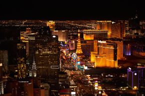 Replica of Statue of Liberty outside of New York, New York Hotel and  Casino, Las Vegas, NV - SuperStock