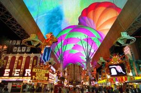 City Skylines Image Gallery Long before there was The Strip, Freemont Street in downtown Las Vegas was a hotbed of fun. There's still plenty to see and do on this street today. See more pictures of beautiful cities.