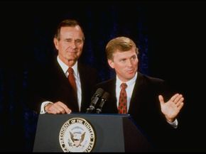 Dan Quayle and George H.W. Bush