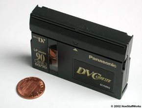 The MiniDV tape is used in most digital camcorders.