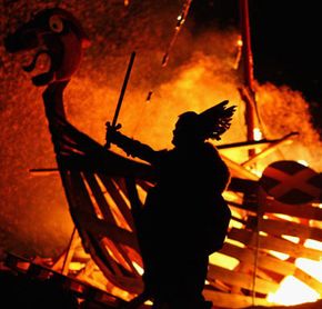 The Scottish New Year's celebration known as Hogmanay incorporates Viking imagery and traditions from the region's Norse and Gaelic roots.