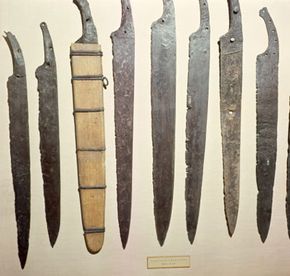 Iron blades for Viking swords