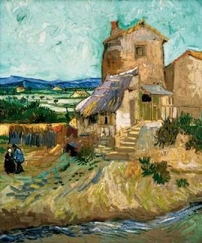 Vincent van Gogh's The Old Mill is an oil on canvas (25-1/2x21-1/4 inches) that is housed in the Albright-Knox Art Gallery in Buffalo.