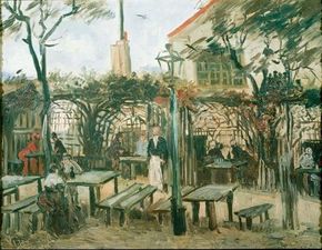 Vincent van Gogh's Terrace of a Café on Montmartre (La Guinguette) is an oil on canvas (19-1/4 x 25-1/4 inches) that is housed in the Musée d'Orsay in Paris.