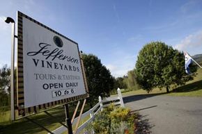Jefferson Vineyards grow grapes and make wine from Thomas Jefferson's original grapevines. The white wines are desired for their freshness, vibrancy and full flavor.
