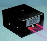 Some crime scene photographersuse laser-scaling devices like thisone, which projects a pattern ofdots that acts as a point of reference.