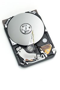 Where it all started: the physical hard drive.