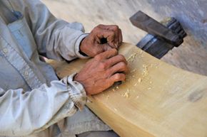Carpentry is one of many professions you can study at vocational school.