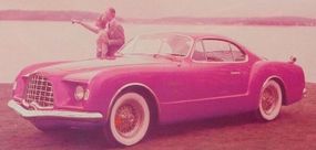Some insist the styling of the Volkswagen Karmann-Ghia was a downsized version of the 1953 Chrysler-Ghia D'Elegance concept car, shown.