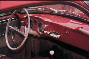 1958 Volkswagen Karmann-Ghia dashboard