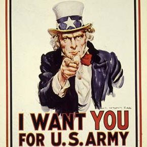 This famous U.S. Army recruitment poster first entered usage during World War I.