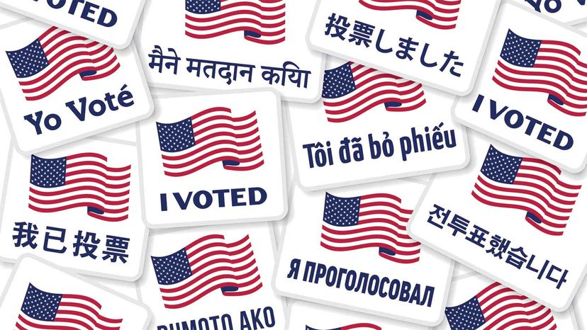 I VOTED sticker