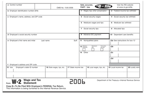 A W-2 Form contains a summary of all taxes and wages received. Employers are required to give each employee a W-2 Form by January 31.