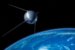 Sputnik, an early Soviet satellite, concerned Americans with the possibility that their rivals could launch space-based weapons in the future.