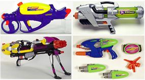 Some of the Super Soakers in the 2001 lineClick on each picture to see a larger image.