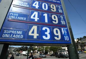 A gas station in San Francisco shows a cost of more than $4 per gallon for regular gas on May 5, 2008. See pictures of alternative fuel vehicles.