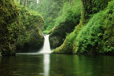 Punchbowl Falls at Eagle Creek, Ore.