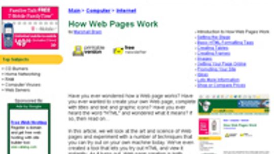How Web Pages Work