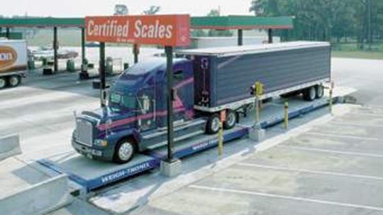 How do truck weigh stations work?