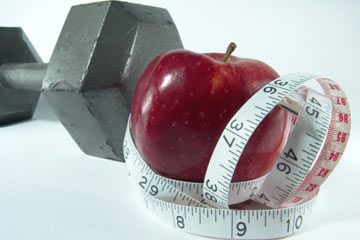 apple with weight