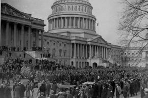 More than 10,000 unemployed Americans convened at the U.S. Capitol building in 1932 to present petitions for relief. They probably wouldn't have minded the efforts to limit the gap between rich and poor in 1933.