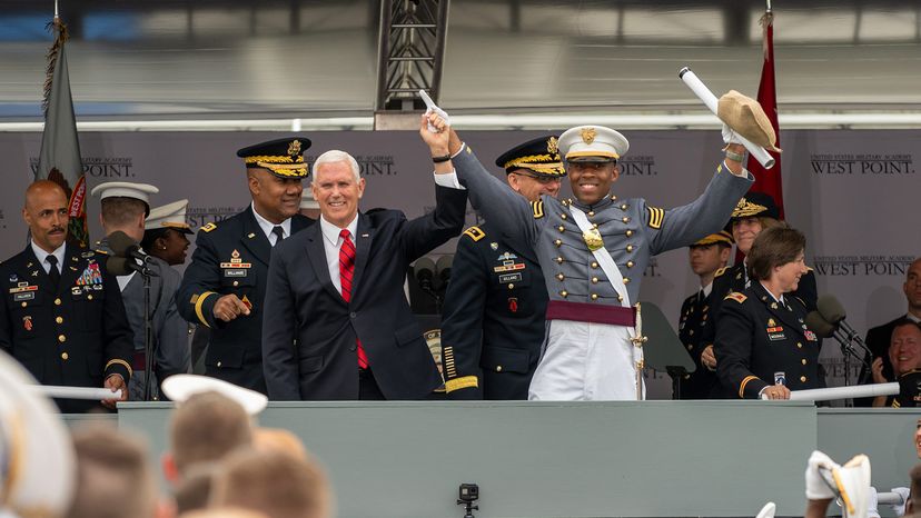 Cadet Korian Brady was honored as the West Point Goat