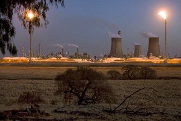 coal-to-liquid fuel plant