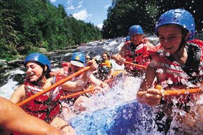 Extreme Sports Image Gallery White-water rafting is a fun (and wet) adventure sport. See pictures of extreme sports.