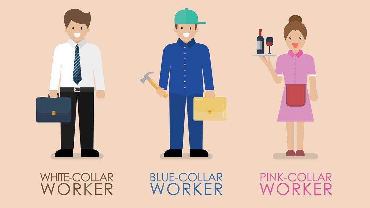How do blue collar workers talk?