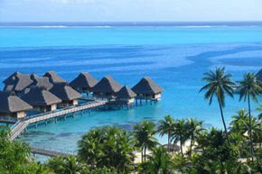 bungalow in French Polynesia