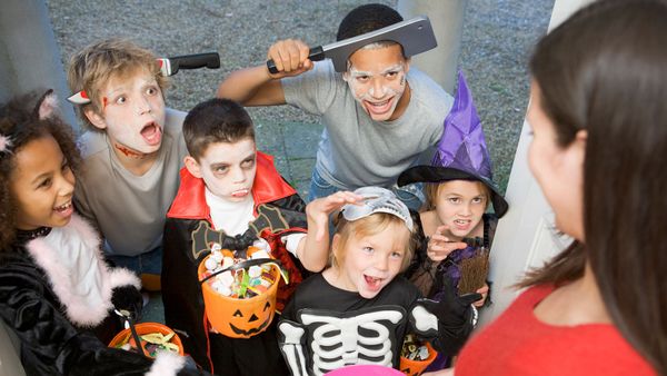 kids trick or treating