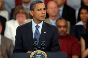 Barack Obama speaks to town hall about health care reform
