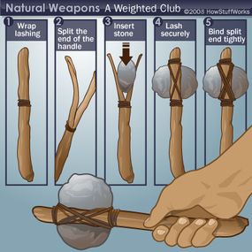 how to make homemade survival weapons