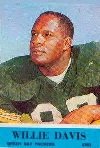 Willie Davis about Super Bowl I:                              &quot;We weren't playing just                                            for the Packers; we were playing                                            for the entire NFL.&quot; See more                                            pictures of famous football players.