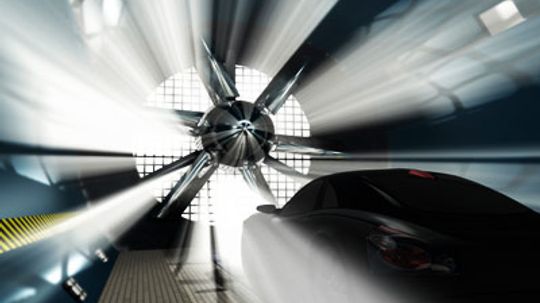 How do wind tunnels help stock car drivers?