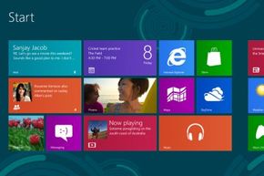 One look at the Windows 8 Start screen and you know you're dealing with a different kind of operating system.