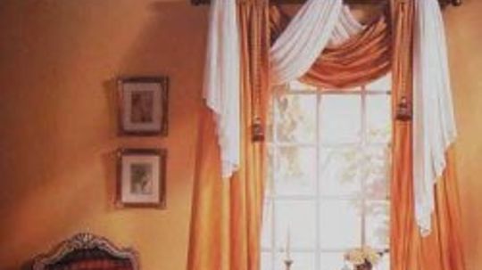 How To Hang A Window Scarf Howstuffworks, How To Hang 2 Scarf Curtains Together