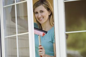 Squeegees aren't just for window exteriors -- they're perfect for indoors as well.