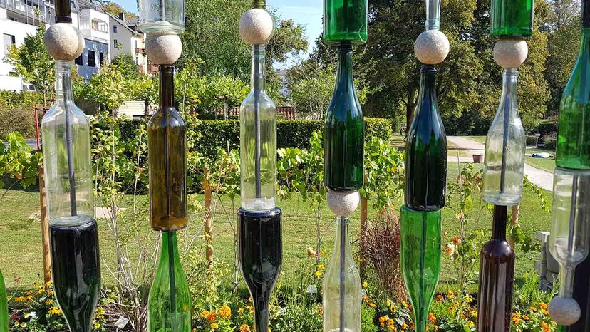 How to Reuse Glass Bottles in the Garden