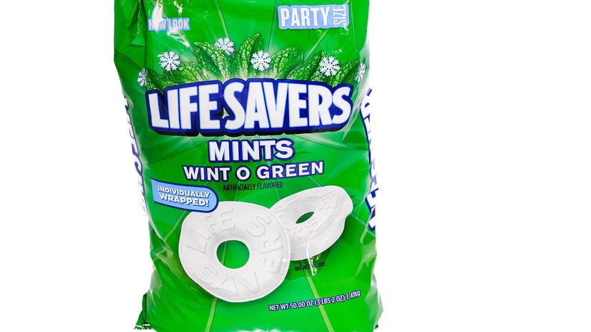 Wint-O-Green Life Saver“width=