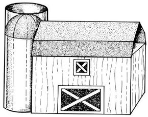 Wood Block Buildings