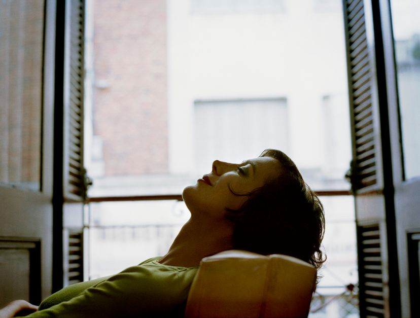 Woman in chair