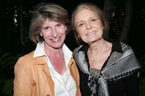 Katherine Spillar and feminist Gloria Steinem attended &quot;An Evening with Gloria Steinem&quot; in March 2010. The event benefited the Women's Reproductive Rights Assistance Project, which raises money for women who can't afford emergency contraception or a safe abortion.