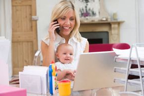 Image Gallery: Work After Maternity Leave Making the decision to return to work after maternity leave is difficult -- can you afford to stay home if that's what you want? See more pictures of work after maternity leave.