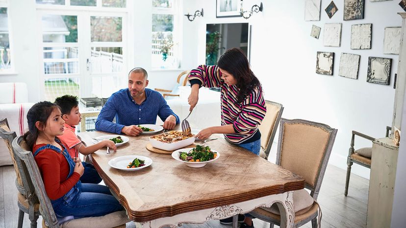 family at dinner