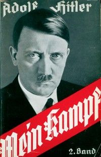 Adolf Hitler's Mein Kampf. Seemore pictures of World War II.