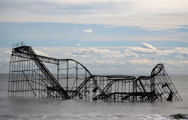 roller coaster hurricane Sandy