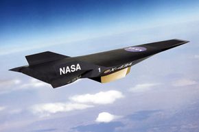 An artist's conception of the X-43A Hypersonic Experimental Vehicle, or &quot;Hyper-X&quot; in flight.