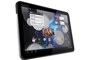 The Motorola Xoom hit the market in early 2011 and is the first device to run the tablet version of the Android operating system.