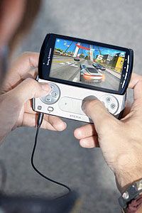 The Xperia Play is hoping to stand up to the new PlayStation Vita by offering gamers all the features of a smartphone in the same package as a handheld gaming device.